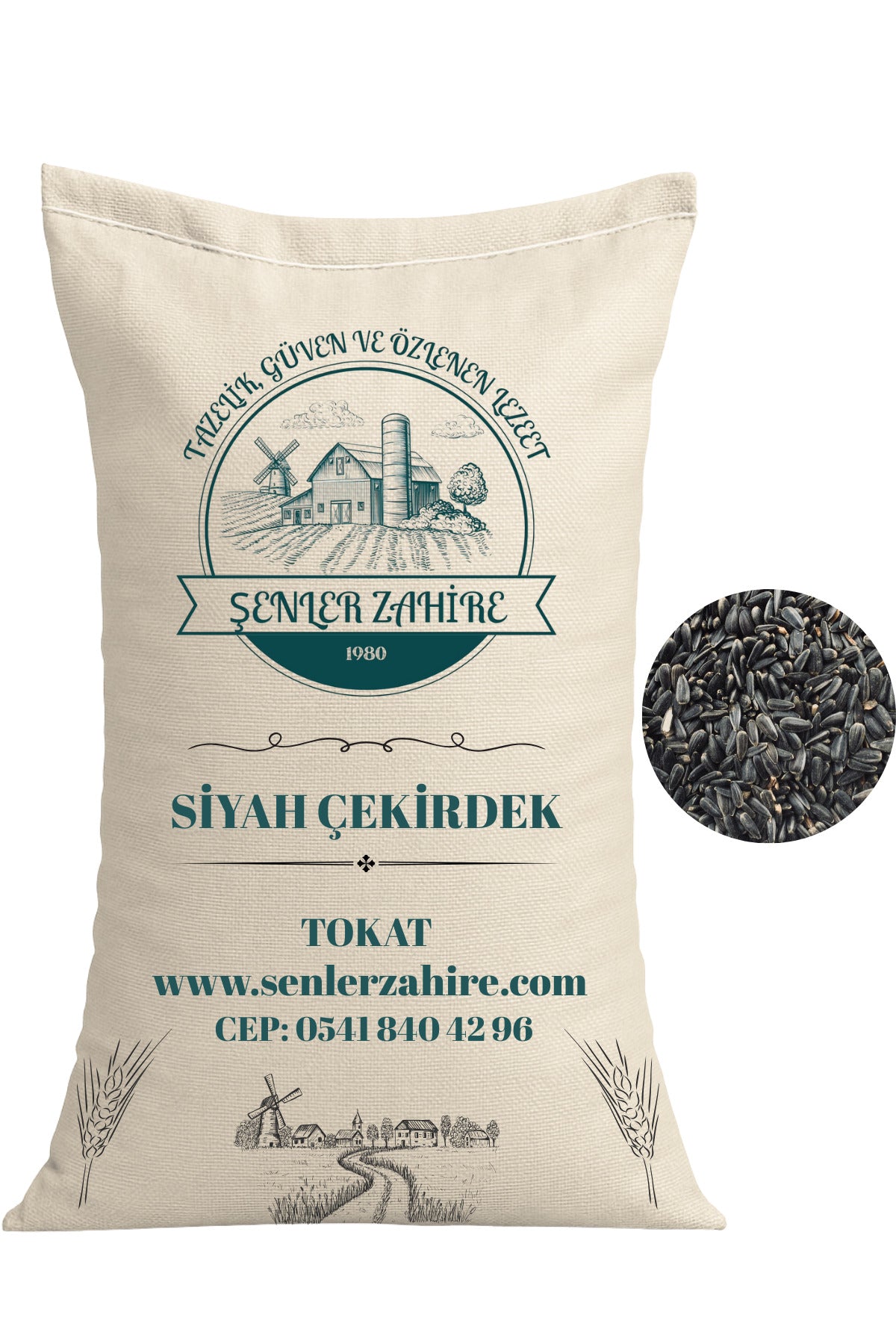 Yemlik Siyah Çekirdek – Güvercin, Papağan Yemi 1kg