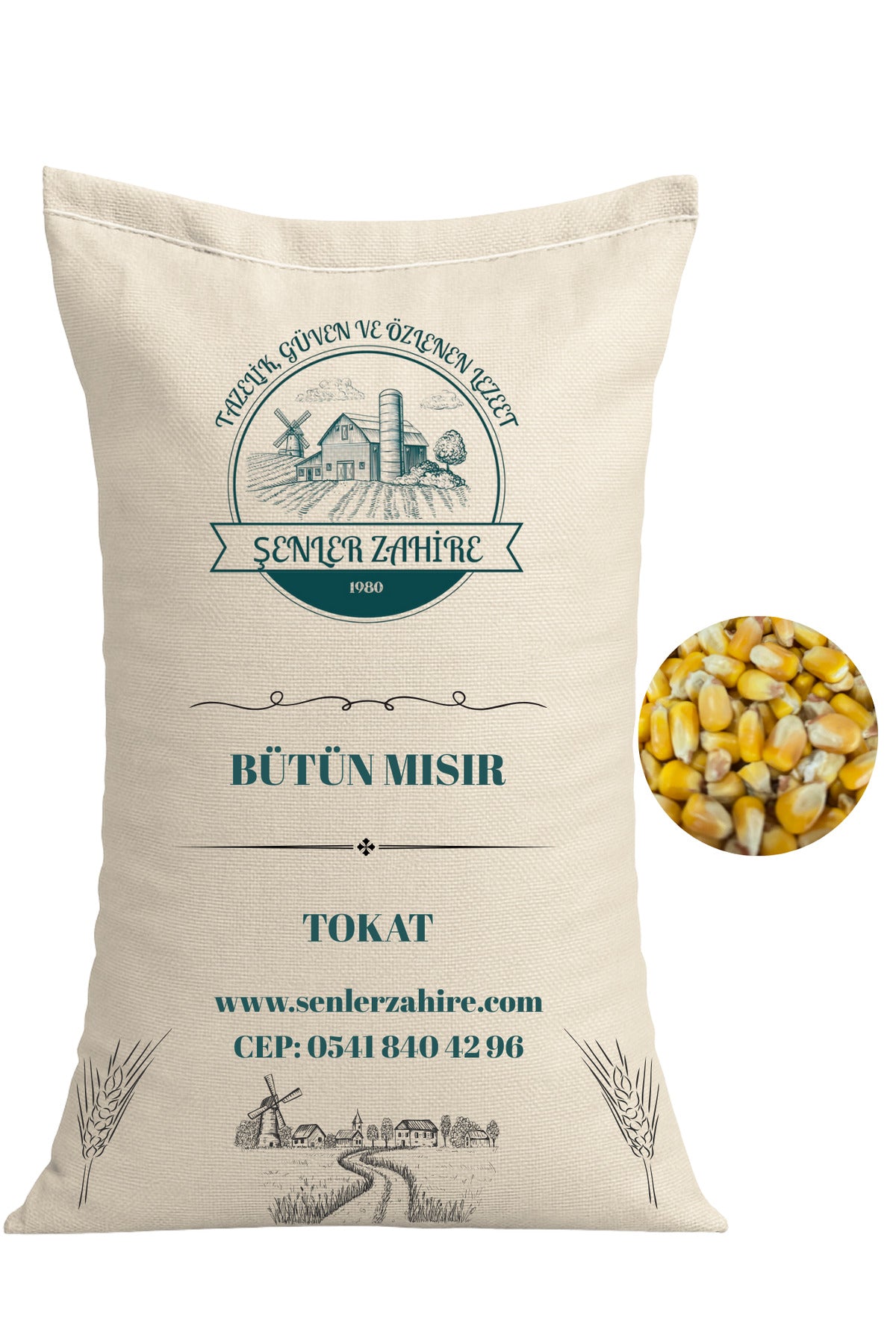Bütün Mısır – Yemlik Tane Mısır – 5 Kg