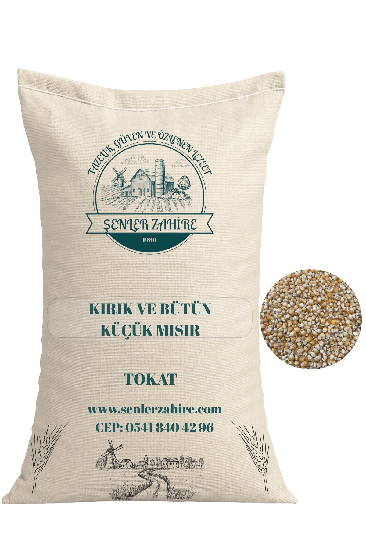 Güvercin ve Kanatlılar İçin Doğal Popcorn Karışık Yem – 1 Kg (Kırık & Bütün Taneli)
