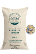 Kanatlı Yemi Dörtlü Karışım 10 - kg – Bütün Mısır, Buğday, Çekirdek, Yumurta Pelet