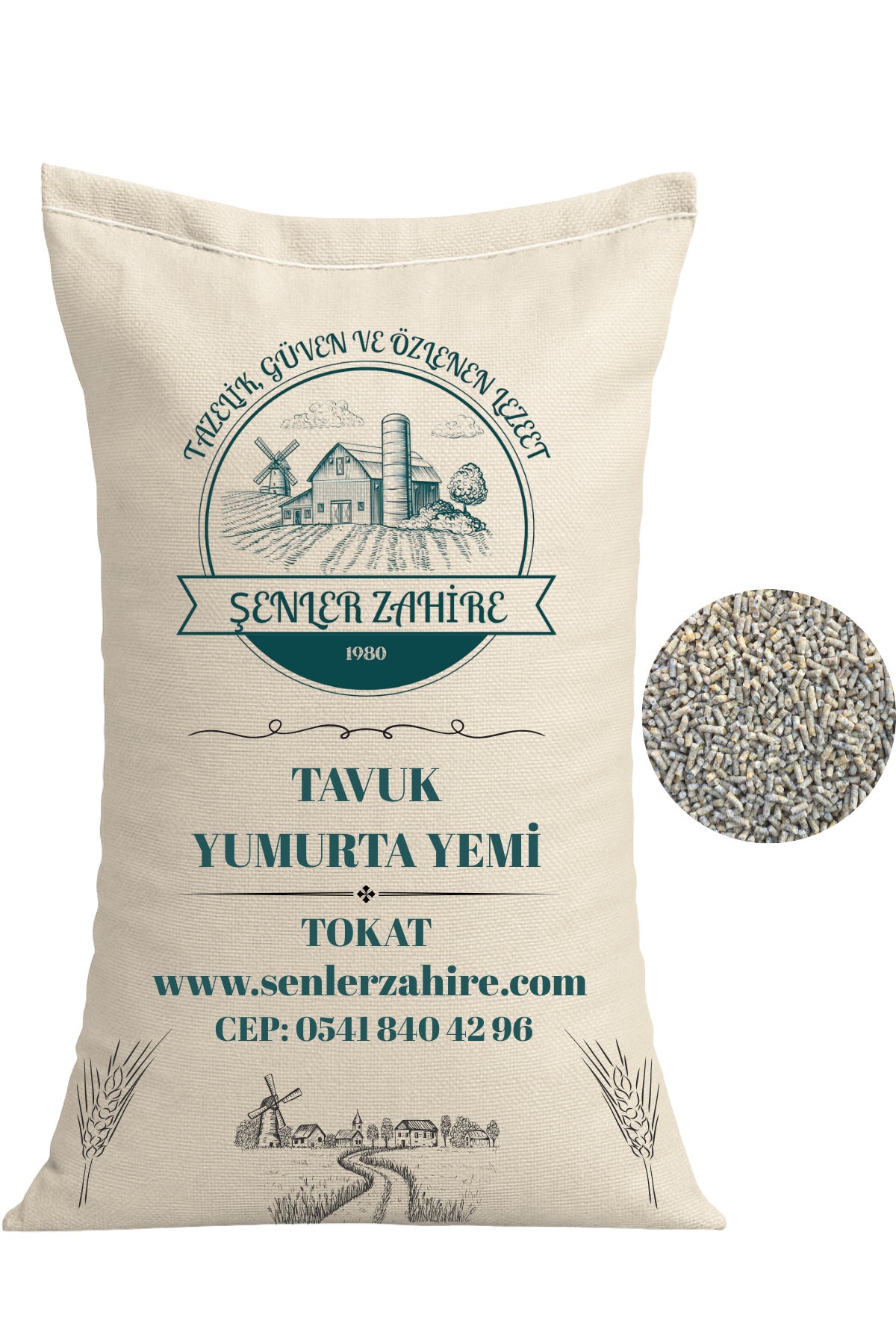 Gezen Tavuk Yumurta Yemi Pelet 25kg